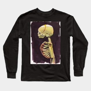 Ansekenamun - Baby Skull Print Long Sleeve T-Shirt